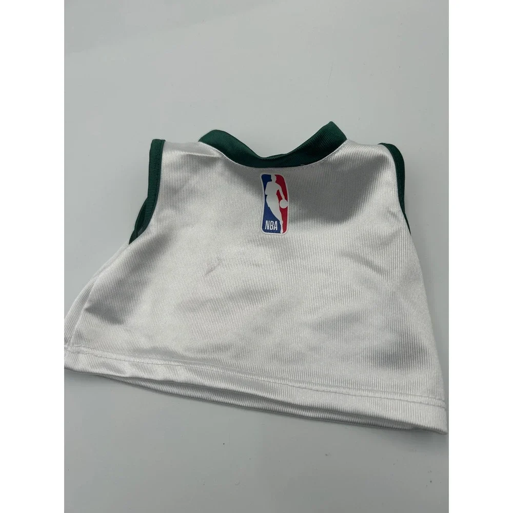 Build-A-Bear Workshop NBA Milwaukee Bucks Jersey Plush Accessory White Green